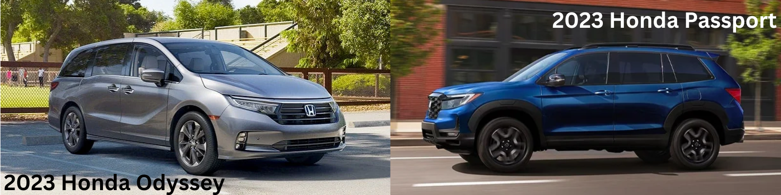 2023 Honda Odyssey vs 2023 Honda Passport in Marysville, OH